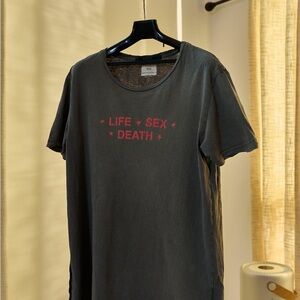 Ksubi Gray Graphic T-Shirt